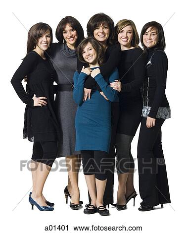 Family portrait with six people View Large Photo Image Stock Image - Family portrait with six people. Fotosearch