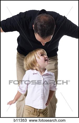 Stock Image - Father and daughter. Fotosearch