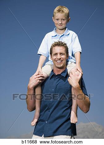 Father and son View Large Photo Image Stock Photo - Father and son. Fotosearch