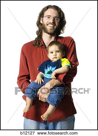 Stock Photo - Father and son. Fotosearch