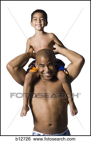 Father and son View Large Photo Image Stock Photograph - Father and son. Fotosearch