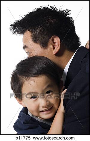 Stock Photography - Father and son. Fotosearch