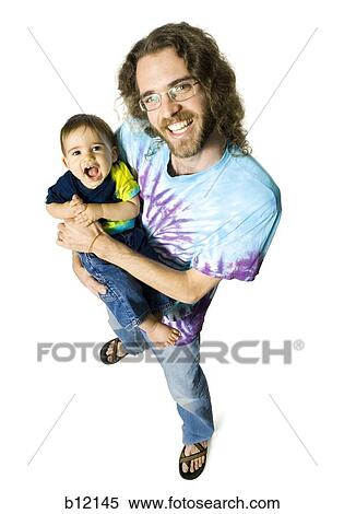 Stock Photography - Father and son. Fotosearch