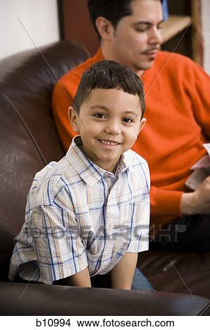 Father and young son View Large Photo Image Picture - Father and young son. Fotosearch