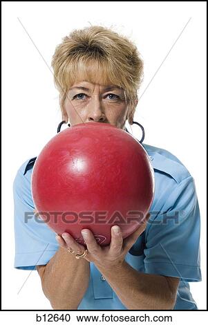 Female bowler View Large Photo Image Stock Image - Female bowler. Fotosearch