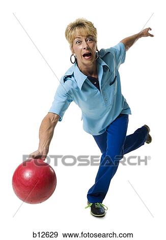 Stock Photo - Female bowler. Fotosearch