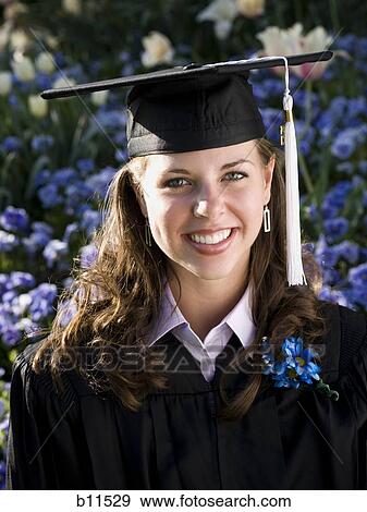 Female college graduate View Large Photo Image Stock Photo - Female college graduate. Fotosearch