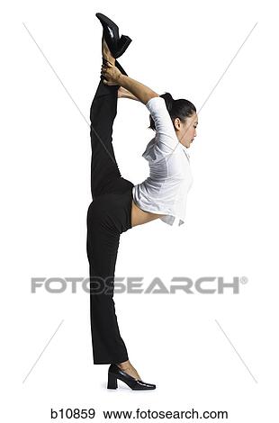 Female contortionist businesswoman View Large Photo Image Stock Photo - Female contortionist businesswoman. Fotosearch