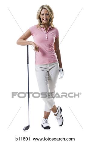 Female golfer View Large Photo Image Stock Image - Female golfer. Fotosearch