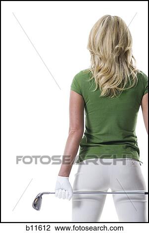 Female golfer View Large Photo Image Stock Image - Female golfer. Fotosearch