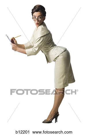 Female stenographer taking notes View Large Photo Image Stock Image - Female stenographer taking notes. Fotosearch