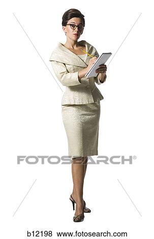 Female stenographer taking notes View Large Photo Image Stock Photo - Female stenographer taking notes. Fotosearch