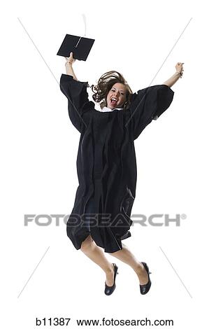 Female student celebrating graduation View Large Photo Image Stock Photo - Female student celebrating graduation. Fotosearch