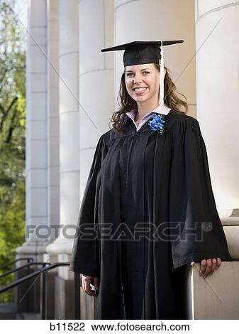 Female student graduate View Large Photo Image Stock Image - Female student graduate. Fotosearch