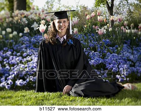 Female student graduate View Large Photo Image Stock Photo - Female student graduate. Fotosearch