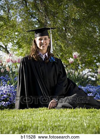 Female student graduate View Large Photo Image Stock Photo - Female student graduate. Fotosearch