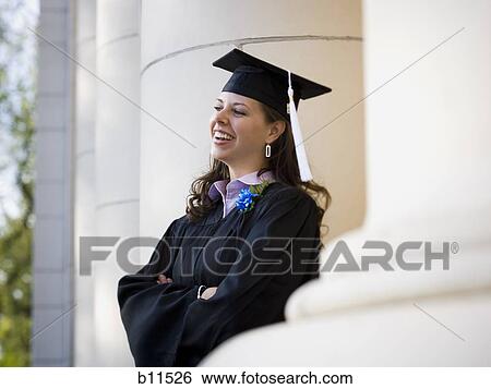 Female student graduate View Large Photo Image Stock Photograph - Female student graduate. Fotosearch