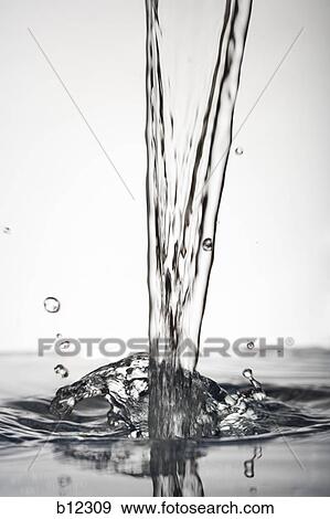 Stock Photo - Flowing water. Fotosearch