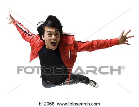 Flying man View Large Photo Image Stock Photograph - Flying man. Fotosearch