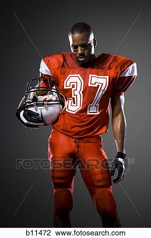 Stock Image - Football player. Fotosearch