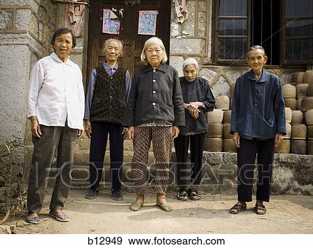 Group of older Asian people View Large Photo Image Stock Photo - Group of older Asian people. Fotosearch