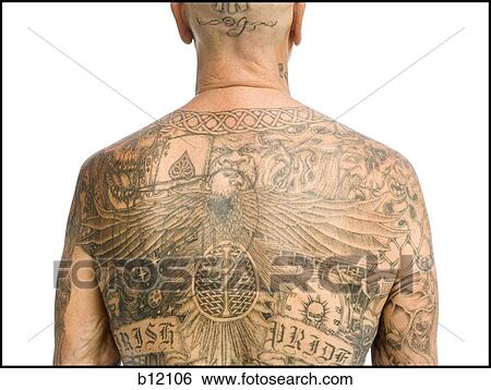Heavily tattooed man View Large Photo Image Stock Photograph - Heavily tattooed man. Fotosearch