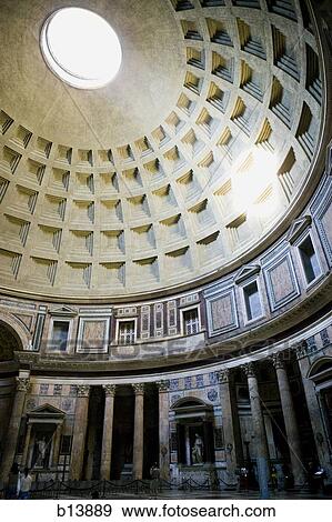 Inside the Pantheon in Rome Italy View Large Photo Image Stock Photo - Inside the Pantheon in Rome Italy. Fotosearch