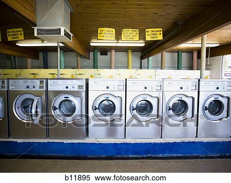Stock Photography - Laundromat. Fotosearch