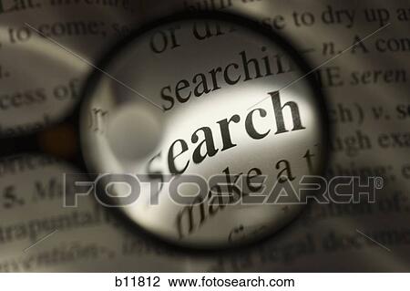 Magnified close-up of dictionary definition - Search View Large Photo Image Stock Image - Magnified close-up of dictionary definition - Search. Fotosearch