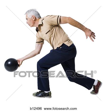 Stock Photograph - Male bowler. Fotosearch