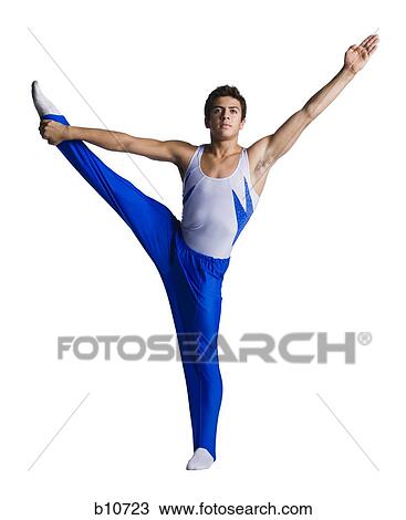 Male gymnast doing floor exercises View Large Photo Image Stock Image - Male gymnast doing floor exercises. Fotosearch