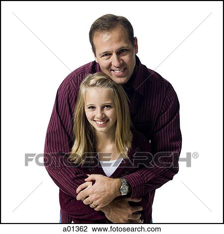 Man embracing girl View Large Photo Image Stock Image - Man embracing girl. Fotosearch