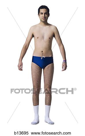 Man in swimsuit and white socks View Large Photo Image Stock Photography - Man in swimsuit and white socks. Fotosearch