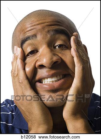 Stock Photo - Man making a funny face. Fotosearch