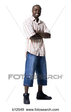 Man with crossed arms View Large Photo Image Stock Photo - Man with crossed arms. Fotosearch