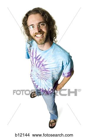 Man with long hair and beard View Large Photo Image Picture - Man with long hair and beard. Fotosearch