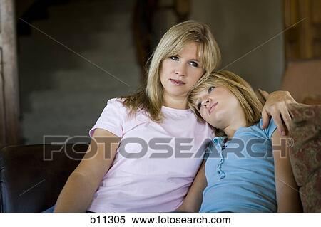 Stock Photography - Mother and daughter. Fotosearch