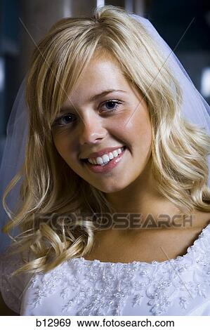 Stock Photo - New bride. Fotosearch