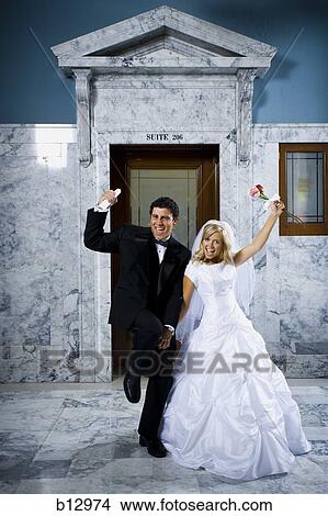 Newlywed bride and groom View Large Photo Image Picture - Newlywed bride and groom. Fotosearch