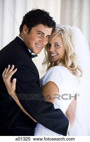 Newlywed bride and groom View Large Photo Image Stock Image - Newlywed bride and groom. Fotosearch