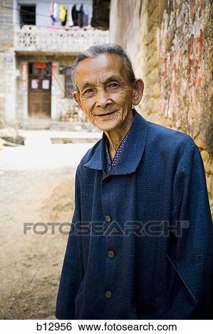 Stock Photograph - Older Chinese man.. Fotosearch