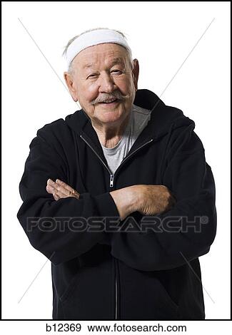 Older man in track suit View Large Photo Image Stock Photo - Older man in track suit. Fotosearch