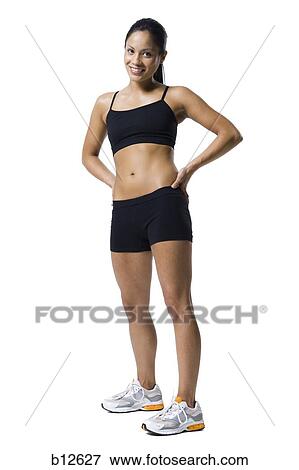 Physically fit woman View Large Photo Image Stock Photo - Physically fit woman. Fotosearch