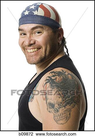 Portrait of a man smiling View Large Photo Image Stock Image - Portrait of a man smiling. Fotosearch