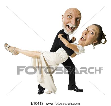 Portrait of a senior couple dancing View Large Photo Image Stock Image - Portrait of a senior couple dancing. Fotosearch