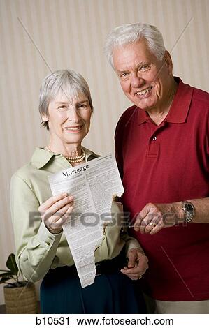 Portrait of a senior couple smiling View Large Photo Image Stock Image - Portrait of a senior couple smiling. Fotosearch