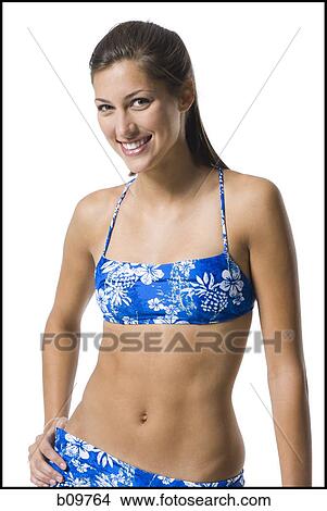 Portrait of a young woman smiling View Large Photo Image Picture - Portrait of a young woman smiling. Fotosearch