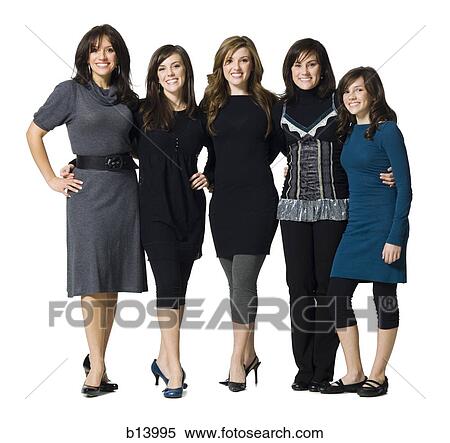 Portrait of five women View Large Photo Image Stock Photography - Portrait of five women. Fotosearch