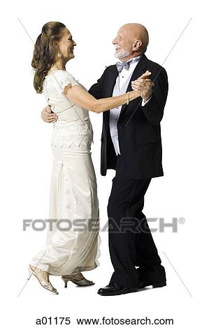 Profile of a senior couple dancing View Large Photo Image Stock Photography - Profile of a senior couple dancing. Fotosearch