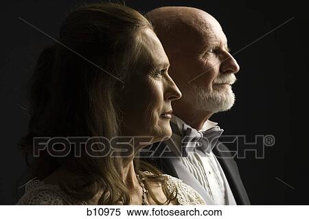 Profile of older couple View Large Photo Image Stock Photography - Profile of older couple. Fotosearch